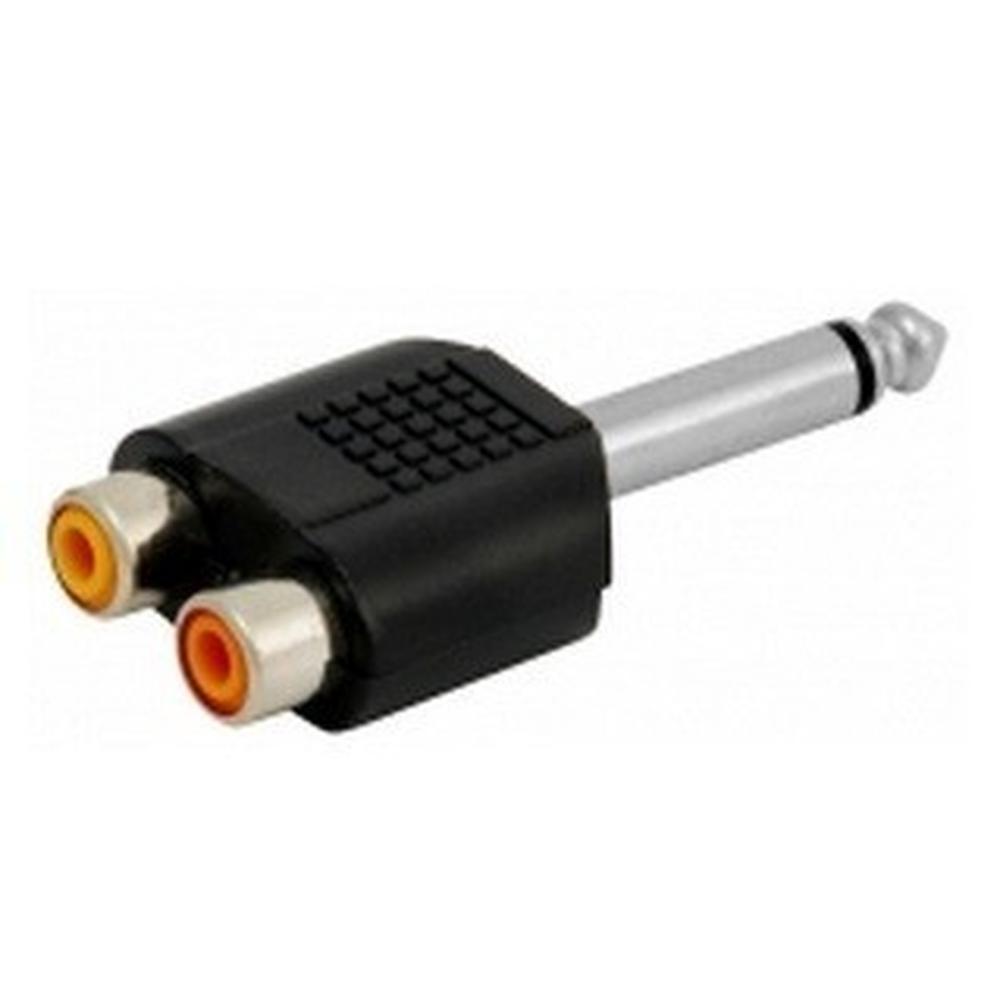 Foto 1 | Adaptador Doble Jack RCA a 6.3 mm Monoaural