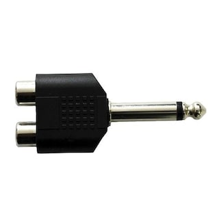 Foto 2 | Adaptador Doble Jack RCA a 6.3 mm Monoaural