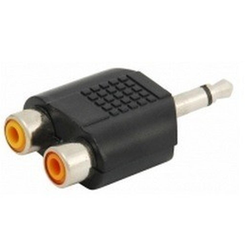 Foto 1 | Adaptador 'Y' Kapton de Doble Jack RCA a Plug 3.5 mm Monoaural