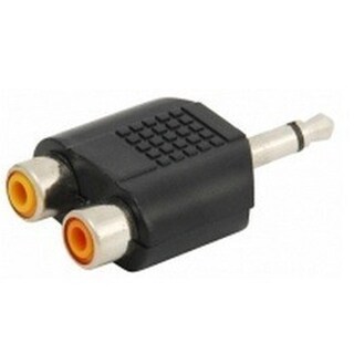 Foto 1 | Adaptador 'Y' Kapton de Doble Jack RCA a Plug 3.5 mm Monoaural