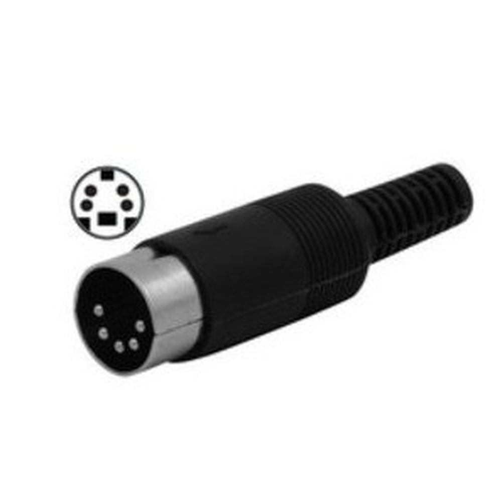 Conector Kapton de Din 5 Puntas Plástico