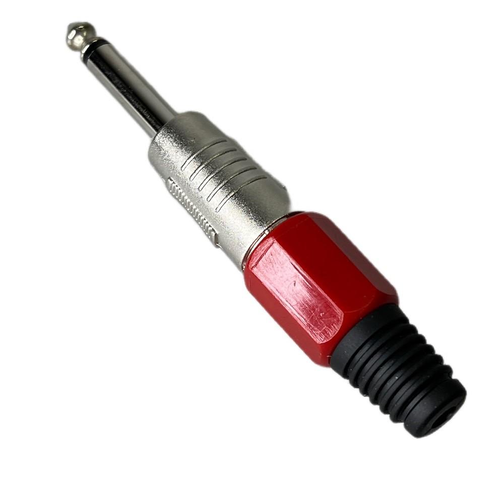 Foto 1 | Conector Jendrix Plug 6,3 mm Mono Tipo Jumbo Rojo