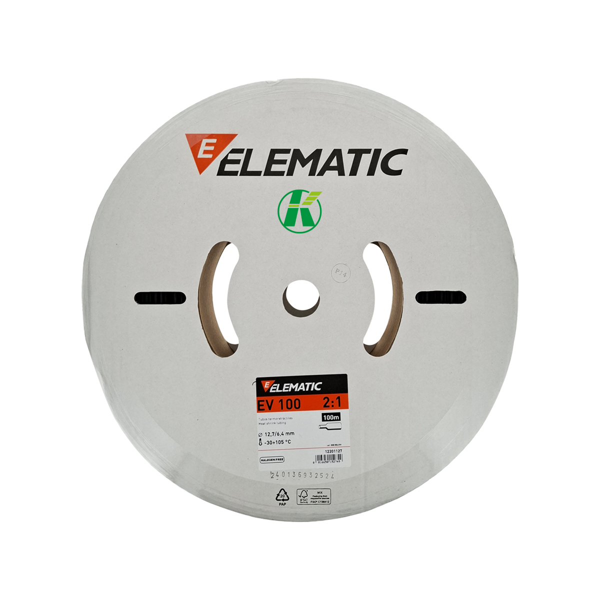 Foto 1 | Termofit Italiano Elematic 1/2 Pulgada Carrete Negro 100 m