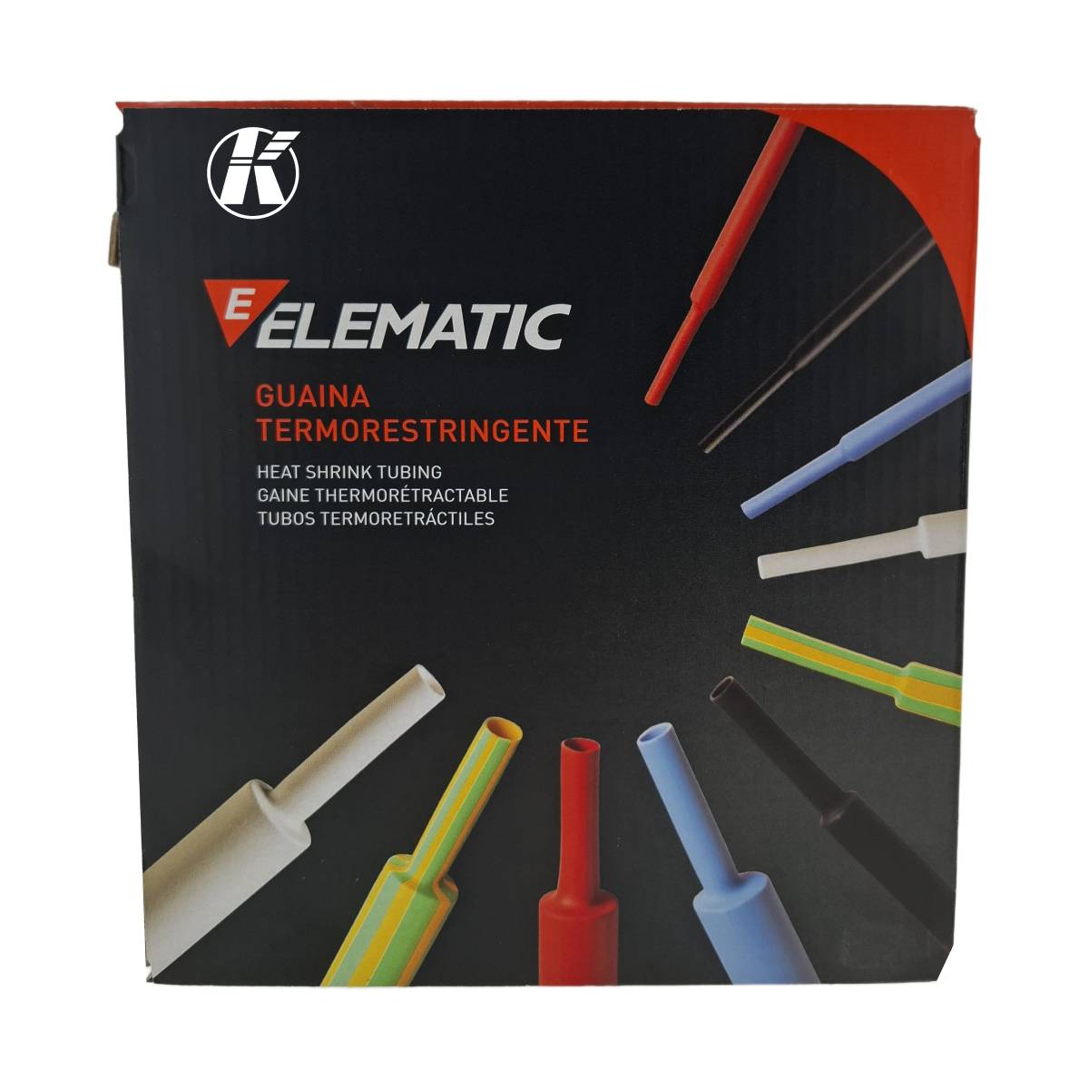 Foto 1 | Termofit Italiano Elematic 3/16 Pulgadas/4.8 mm Caja Negro
