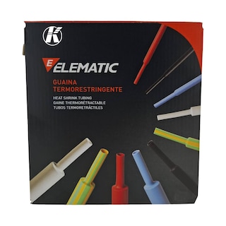 Foto 1 | Termofit Italiano Elematic 3/16 Pulgadas/4.8 mm Caja Negro