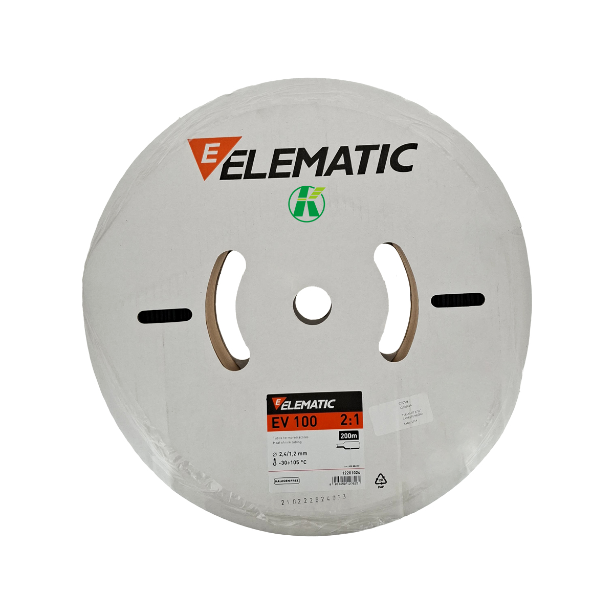 Foto 1 | Termofit Italiano Elematic 3/32 Pulgadas Carrete Negro 200 m