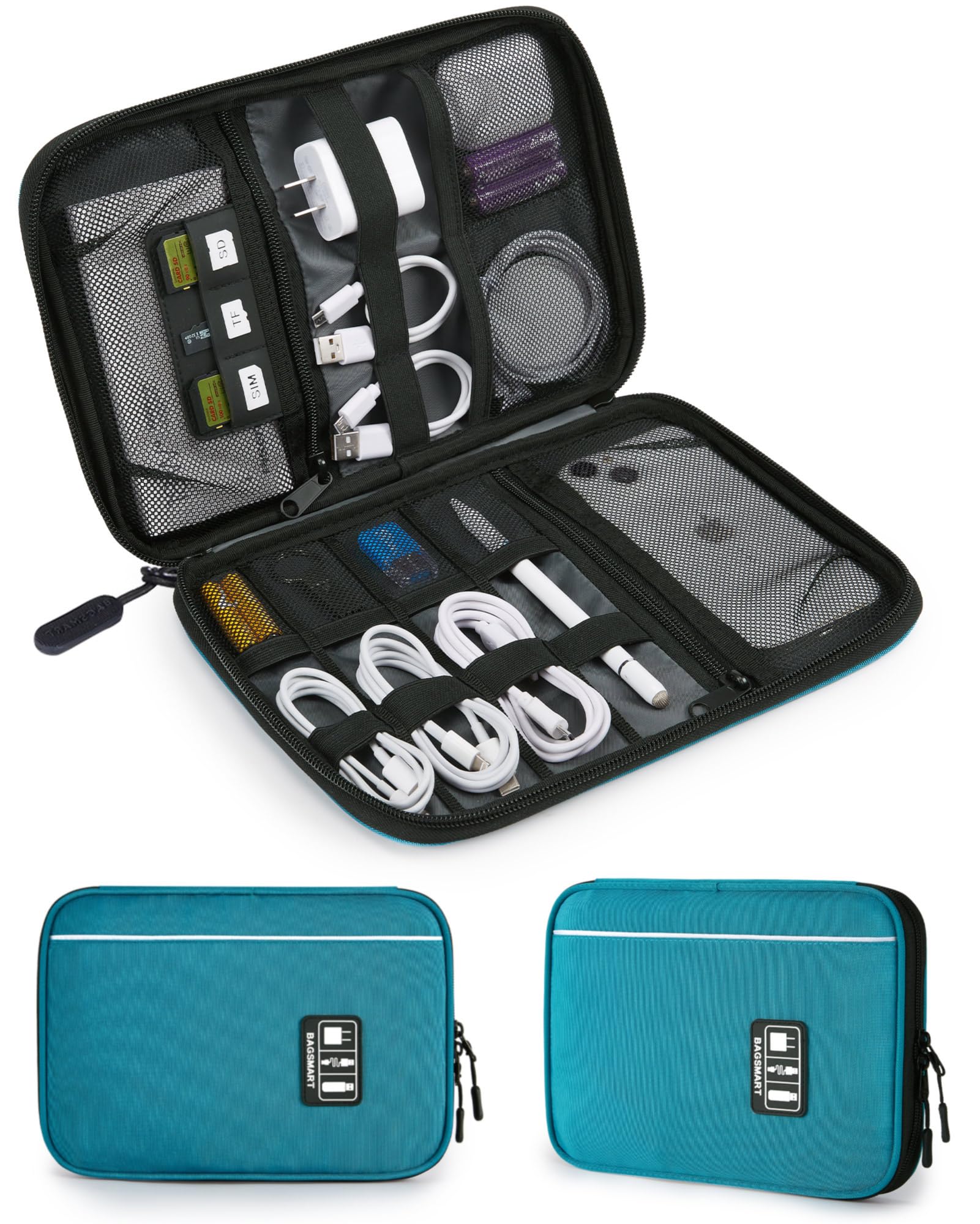 Foto 2 pulgar | Estuche De Viaje Bagsmart Electronics Organizer Azul - Venta Internacional.