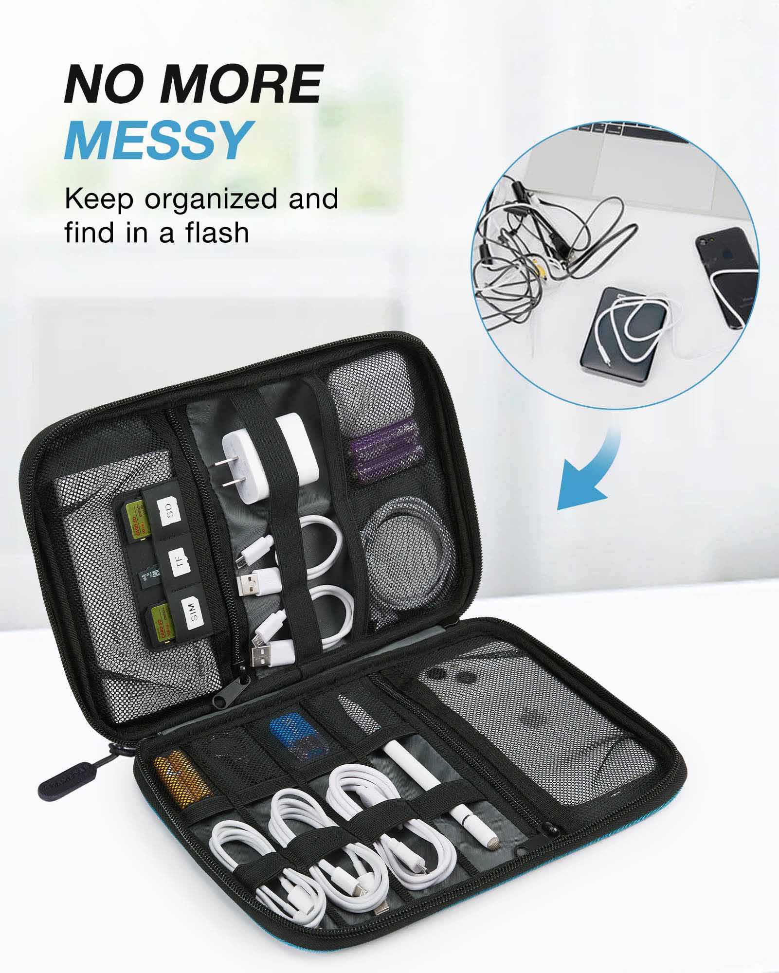 Foto 3 pulgar | Estuche De Viaje Bagsmart Electronics Organizer Azul - Venta Internacional.