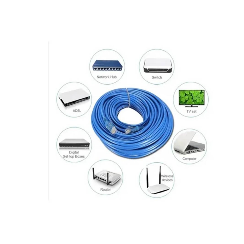 Foto 5 pulgar | Cable Lan Utp Cat5e Rj45 de 40 m para Red 100 Mbps Genérico - Venta Internacional
