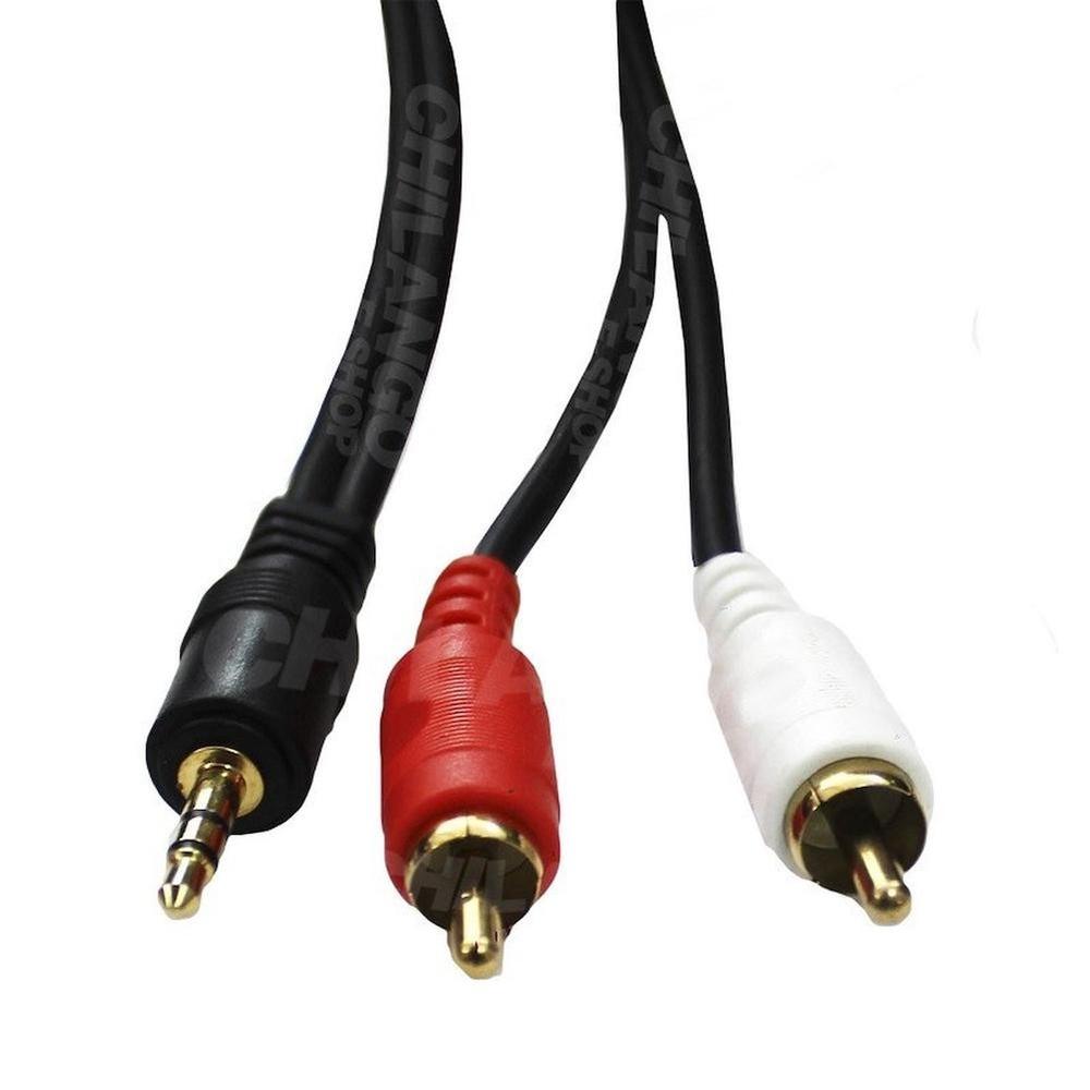 Foto 3 pulgar | Extensión Audio Tipo Y Plug 3.5 Mm Estéreo A Doble Rca 3.5m