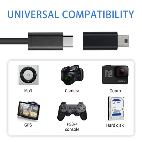 Foto 7 pulgar | Adaptador Usb C A Mini Usb, Paquete De 2 Unidades, Duttek, Color Negro - Venta Internacional.