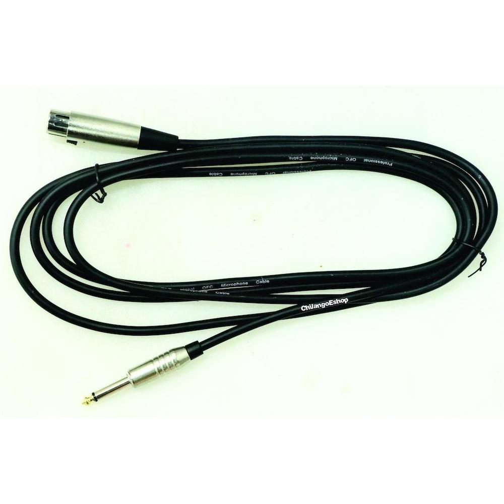 Foto 1 | Cable Extension De Audio Profesional Xlr A Ts De 6,3mm De 3 Metros