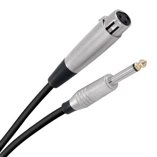 Foto 1 | Cable Extension De Audio Profesional Xlr A Ts De 6,3mm De 6 Metros