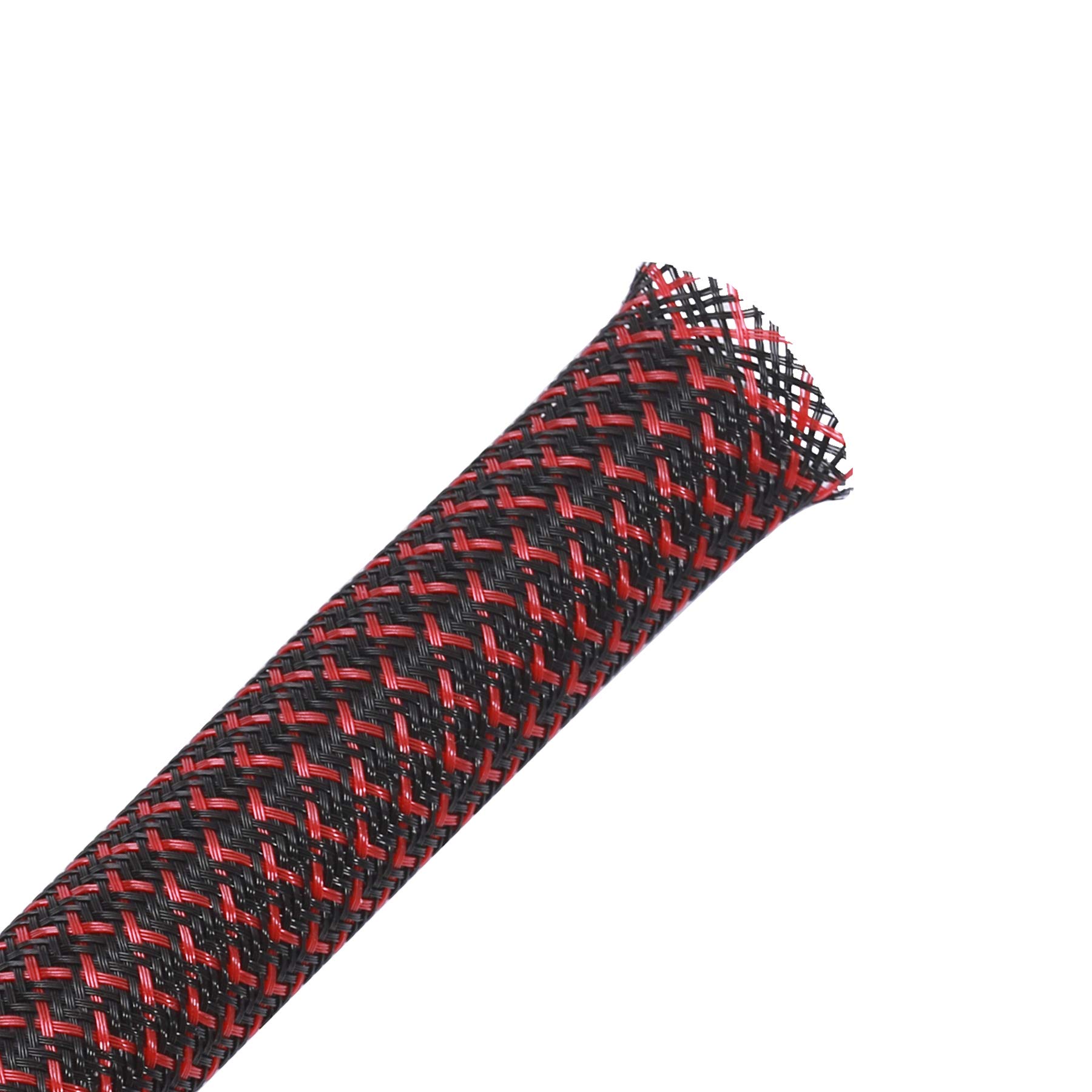 Foto 2 pulgar | Funda Trenzada Alex Tech Pet Expandible De 25 Pies X 1,5 Cm, Negra - Venta Internacional.