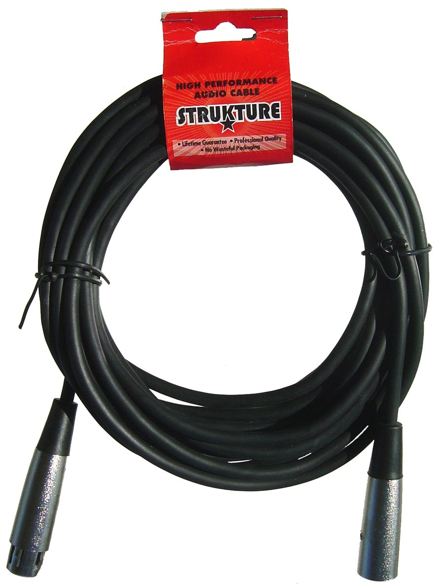 Foto 2 pulgar | Cable De Micrófono Strukture Smc06 Xlr, 6 Pies, Goma, 6 Mm - Venta Internacional.