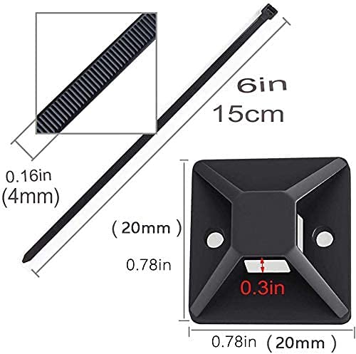 Foto 3 pulgar | Juego De Soportes Autoadhesivos Con Cremallera Seuyeugx, Negro, 6 Pulgadas - Venta Internacional.