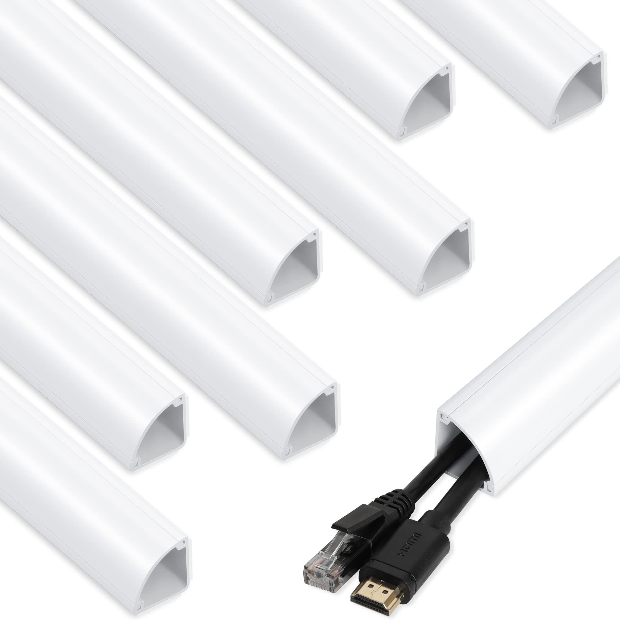 Corner Cable Concealer Zhiyo, 136 Pulgadas, Gestión De Cables - Venta Internacional.