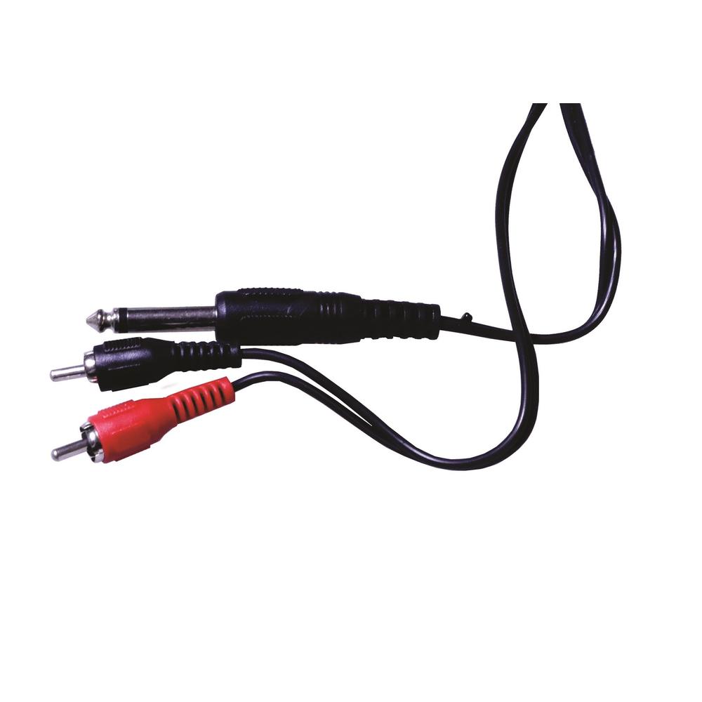 Foto 3 pulgar | Cable Audio Plug 6,3 A 2 Rca 1,80 Metros