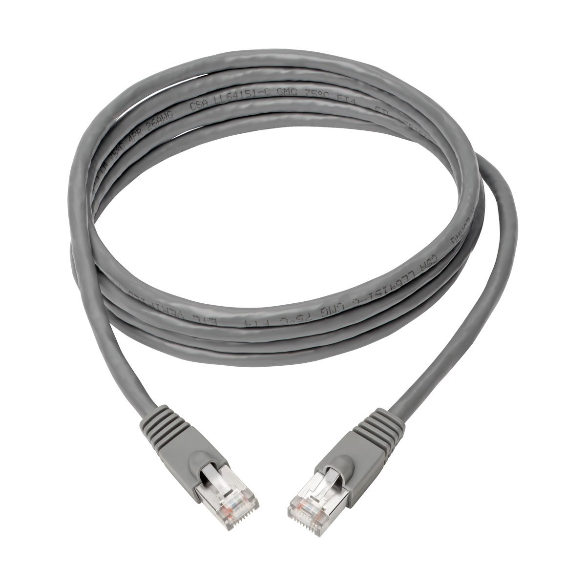 Foto 3 pulgar | Cable Ethernet Tripp Lite Cat6a 10g Rj45 M/m Gris 2,1 M - Venta Internacional.