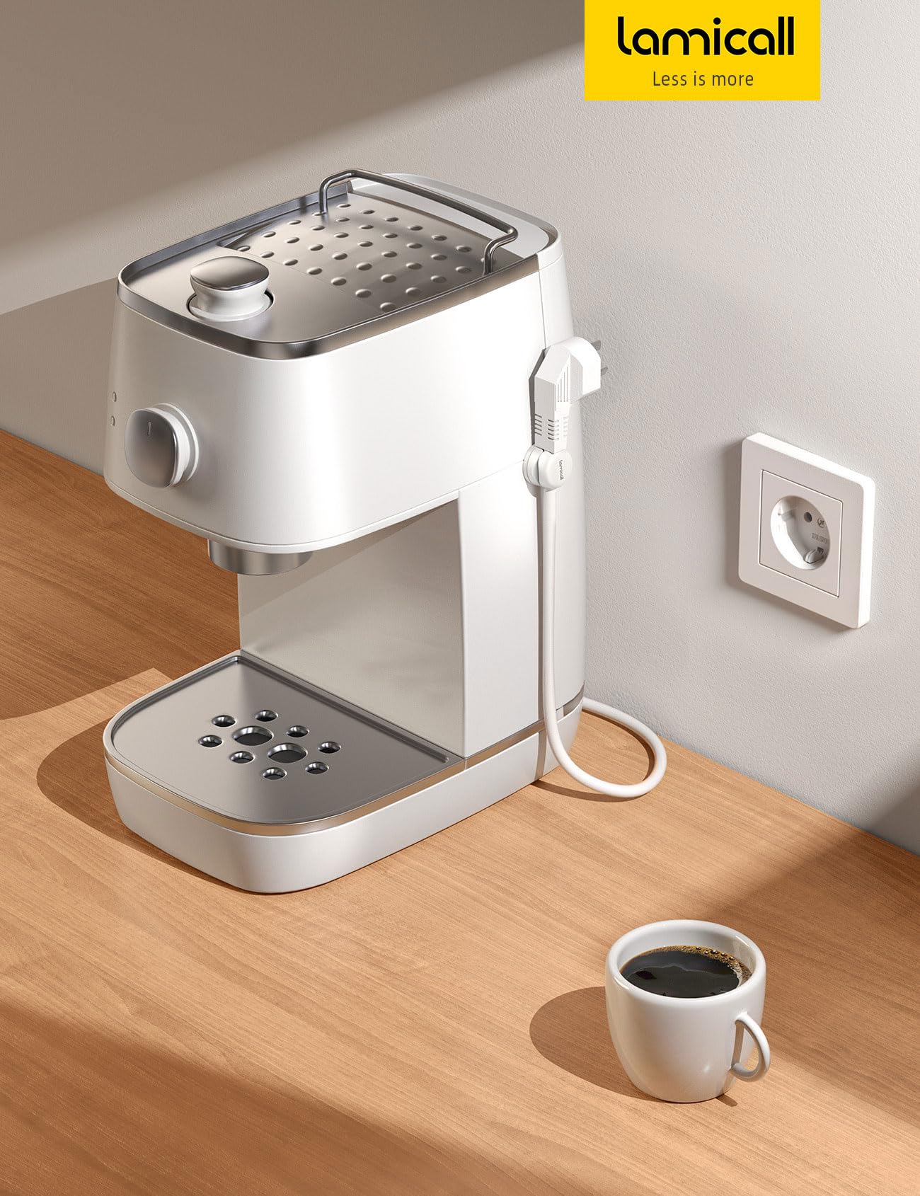 Foto 7 | Organizador De Cables Lamicall, Paquete De 6 Soportes Para Cables, Blanco - Venta Internacional.