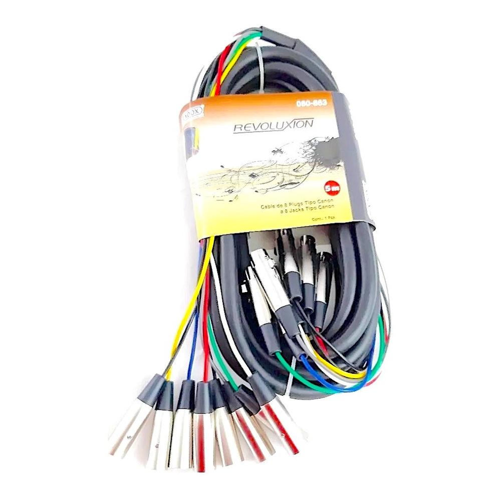 Foto 2 | Extension Medusa Snake 5 Metros 8 Canales Xlr
