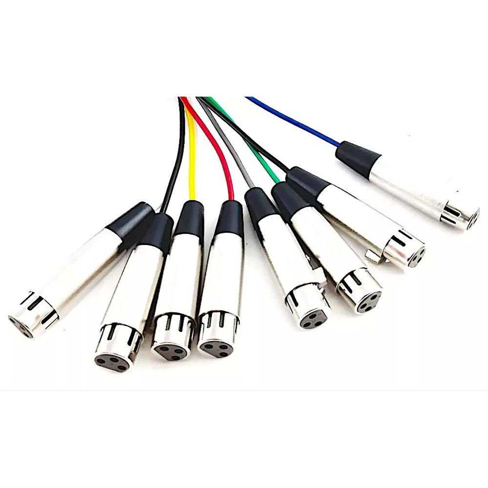 Foto 4 | Extension Medusa Snake 5 Metros 8 Canales Xlr