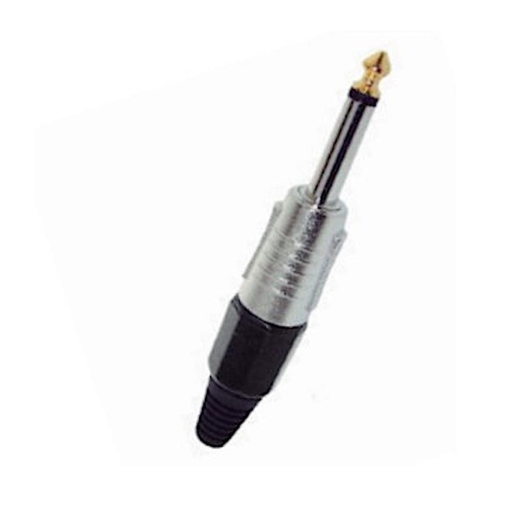 Foto 2 pulgar | Conector Ts De 6.3 Mm Jumbo Con Punta Dorada Y Protector De Cable