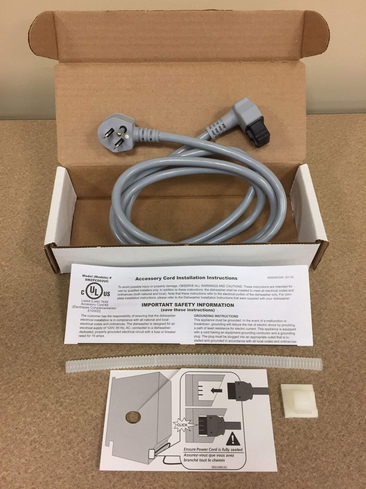 Foto 4 | Cable De Alimentación Para Lavavajillas Bosch Smzpc002uc Mini-v134 Gris - Venta Internacional.