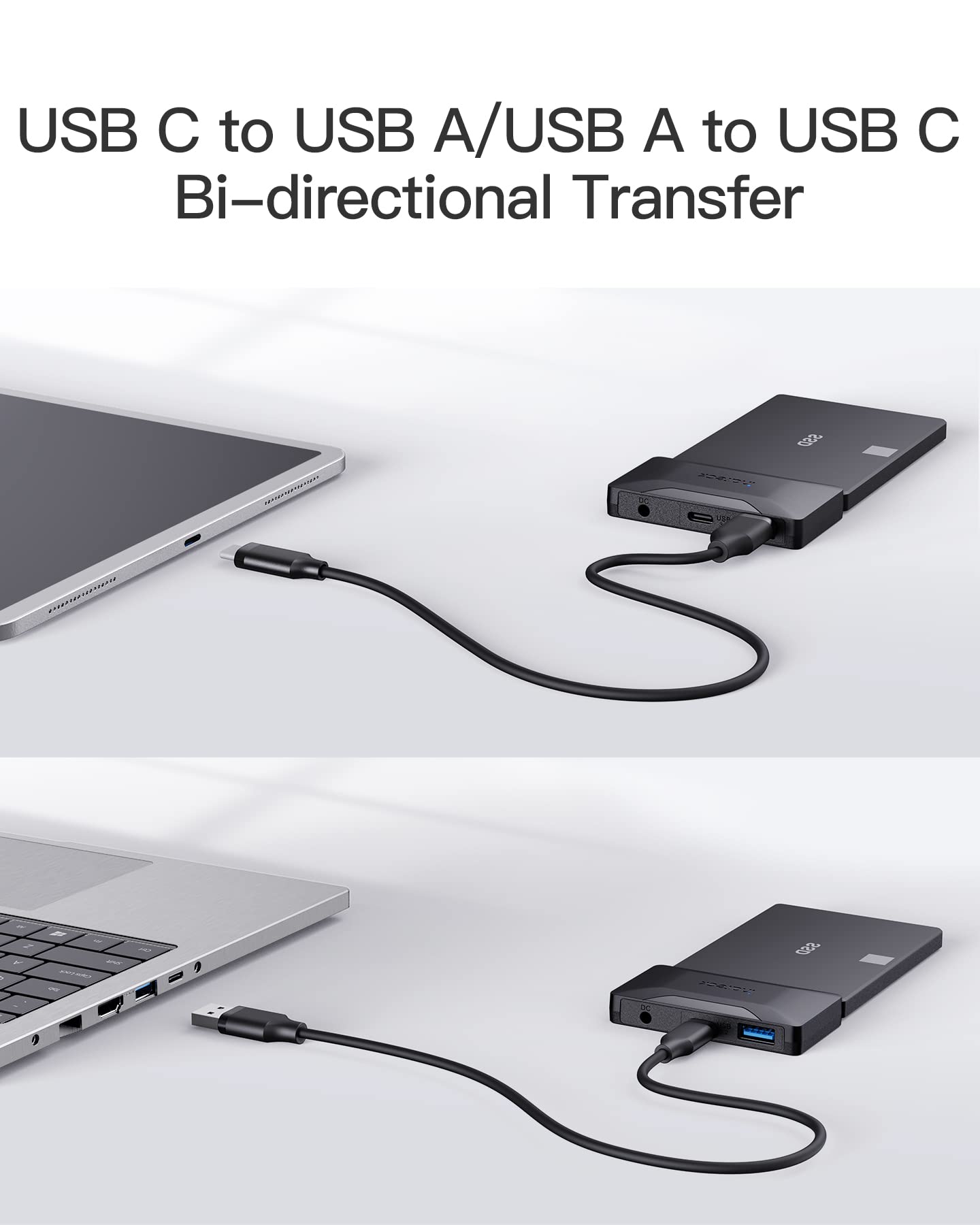 Foto 2 | Adaptador Inateck Sata A Usb 3.2 Gen 2 Para Ssd/hdd De 2,5/3,5'' - Venta Internacional.