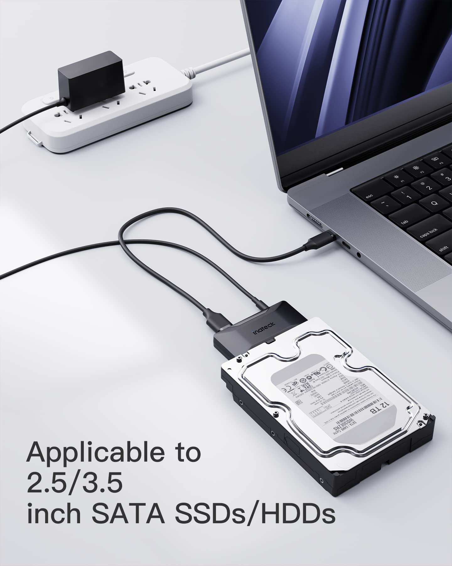 Foto 6 pulgar | Adaptador Inateck Sata A Usb 3.2 Gen 2 Para Ssd/hdd De 2,5/3,5'' - Venta Internacional.