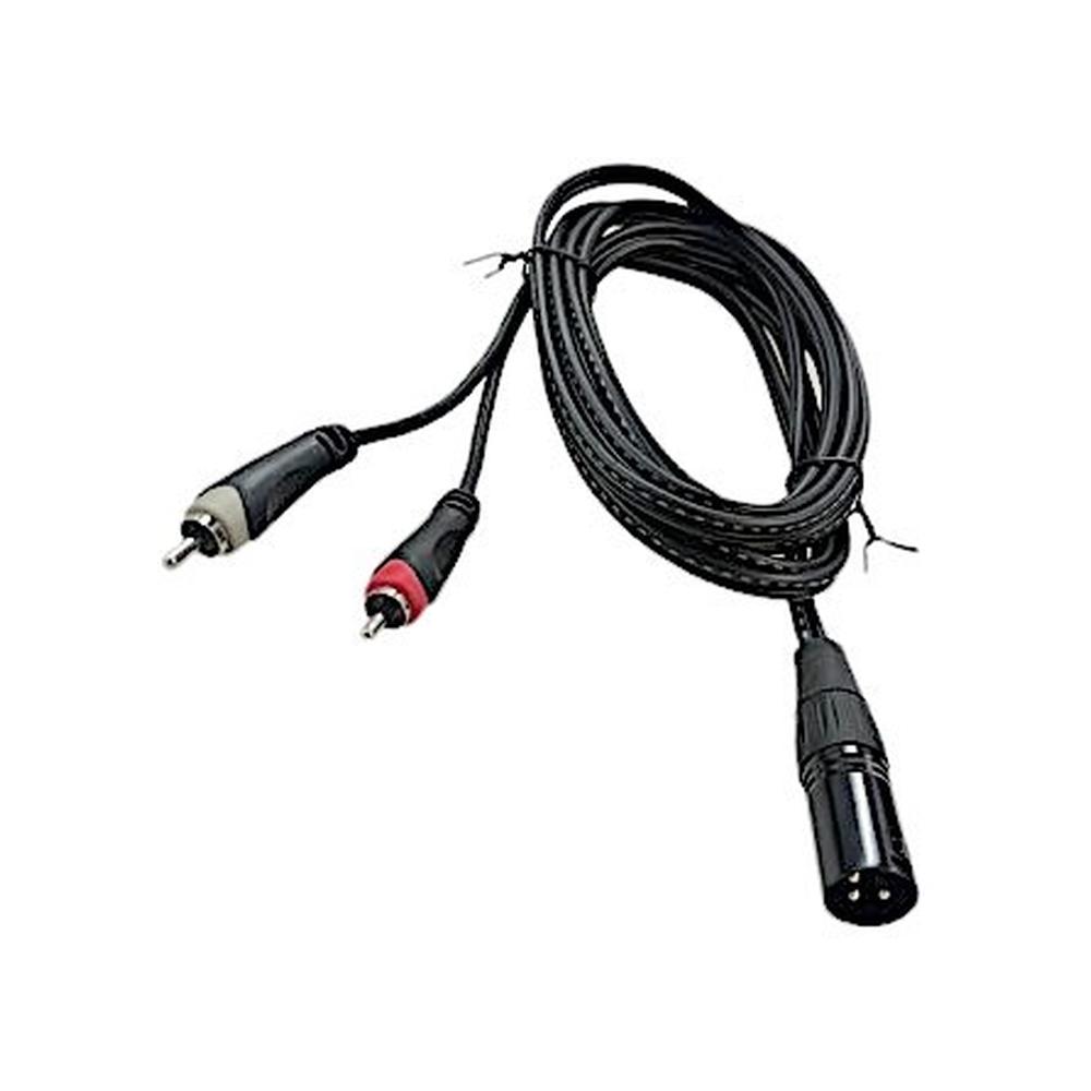 Foto 2 pulgar | Cable de Audio Plug Radox XLR - 2 Plugs RCA 3 m