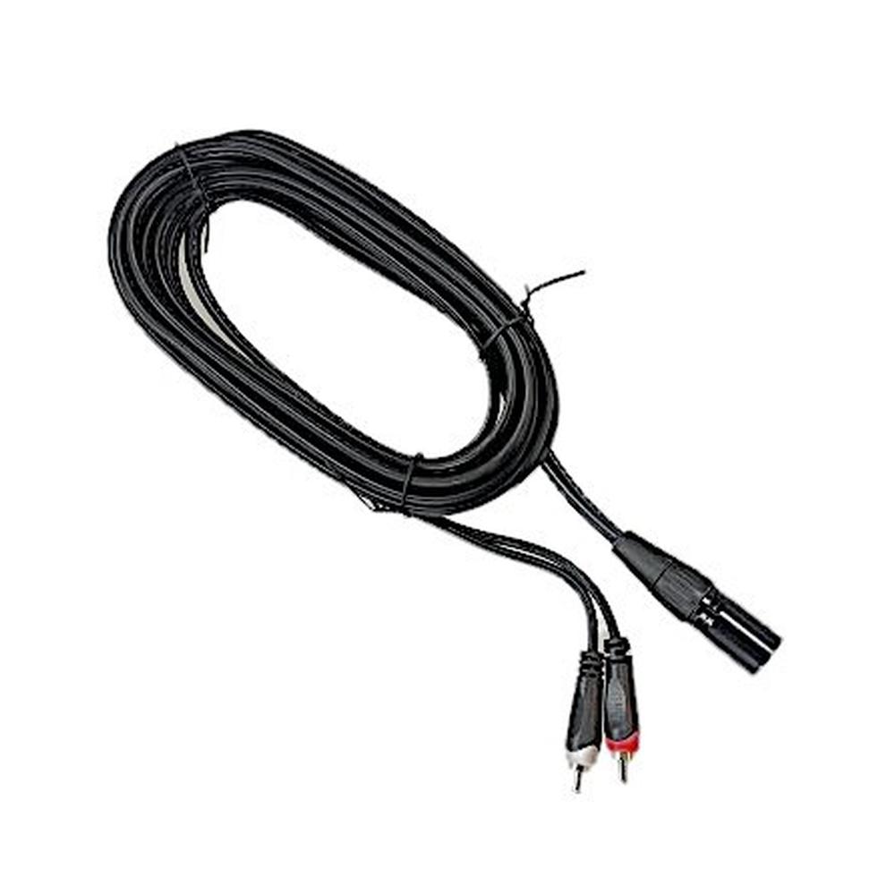 Cable de Audio Plug Radox XLR - 2 Plugs RCA 5 m