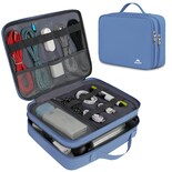 Travel Tech Organizer Matein - Bolsa Organizadora De Cables, Color Azul - Venta Internacional.