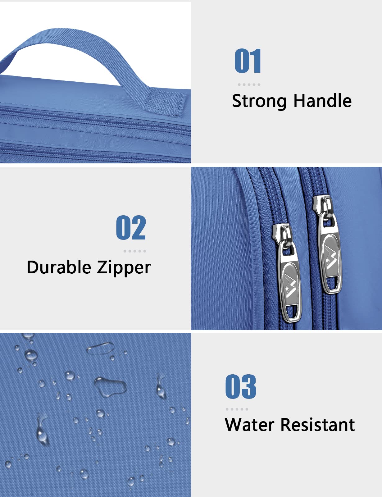 Foto 5 pulgar | Travel Tech Organizer Matein - Bolsa Organizadora De Cables, Color Azul - Venta Internacional.