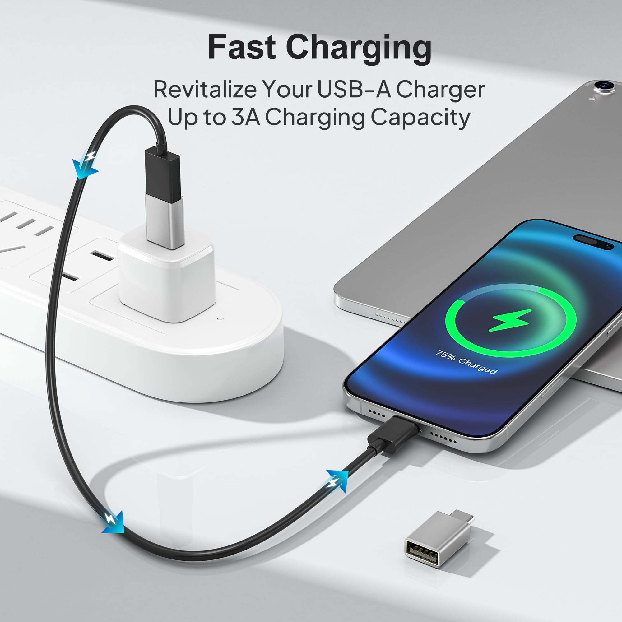 Foto 6 pulgar | Adaptador Usb-c Elebase Para Tesla Model 3/y, Paquete De 4 Unidades Usb 3.0 - Venta Internacional.