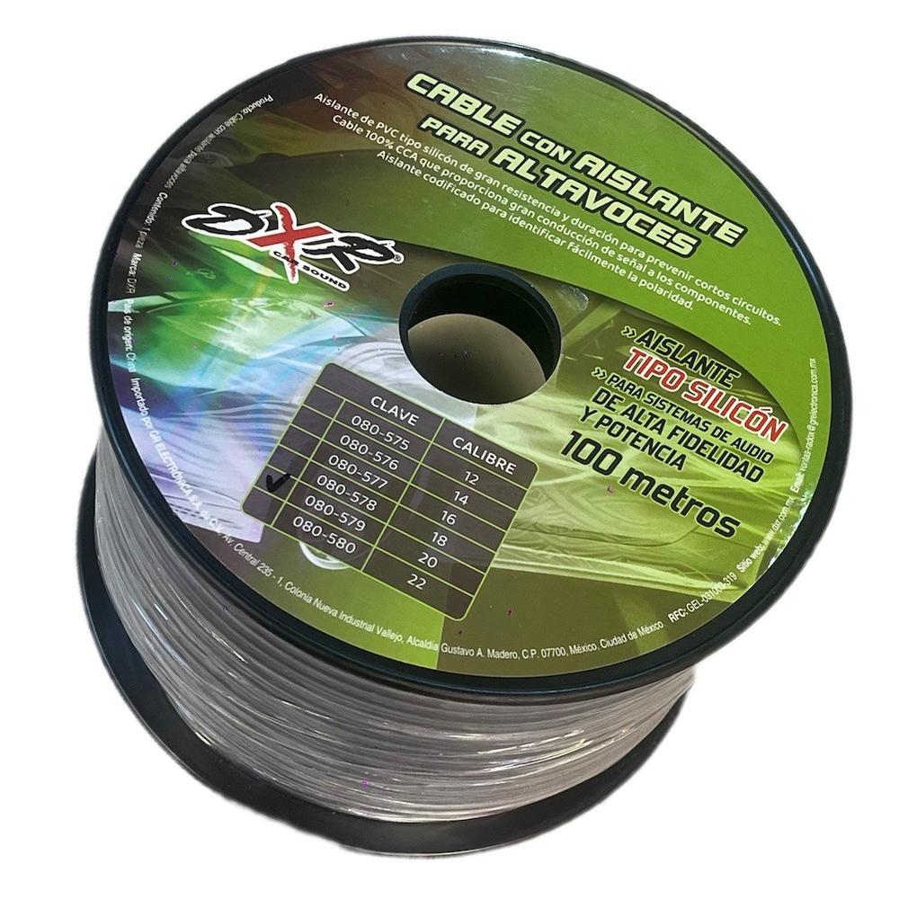 Foto 1 | Rollo De Cable 100 Metros Con Aislante Tipo Silicon Calibre 20