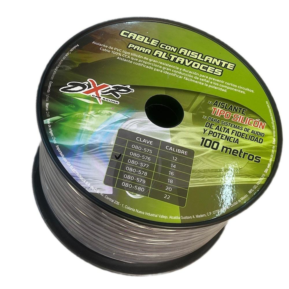 Rollo De Cable 100 Metros Con Aislante Tipo Silicon Calibre 16