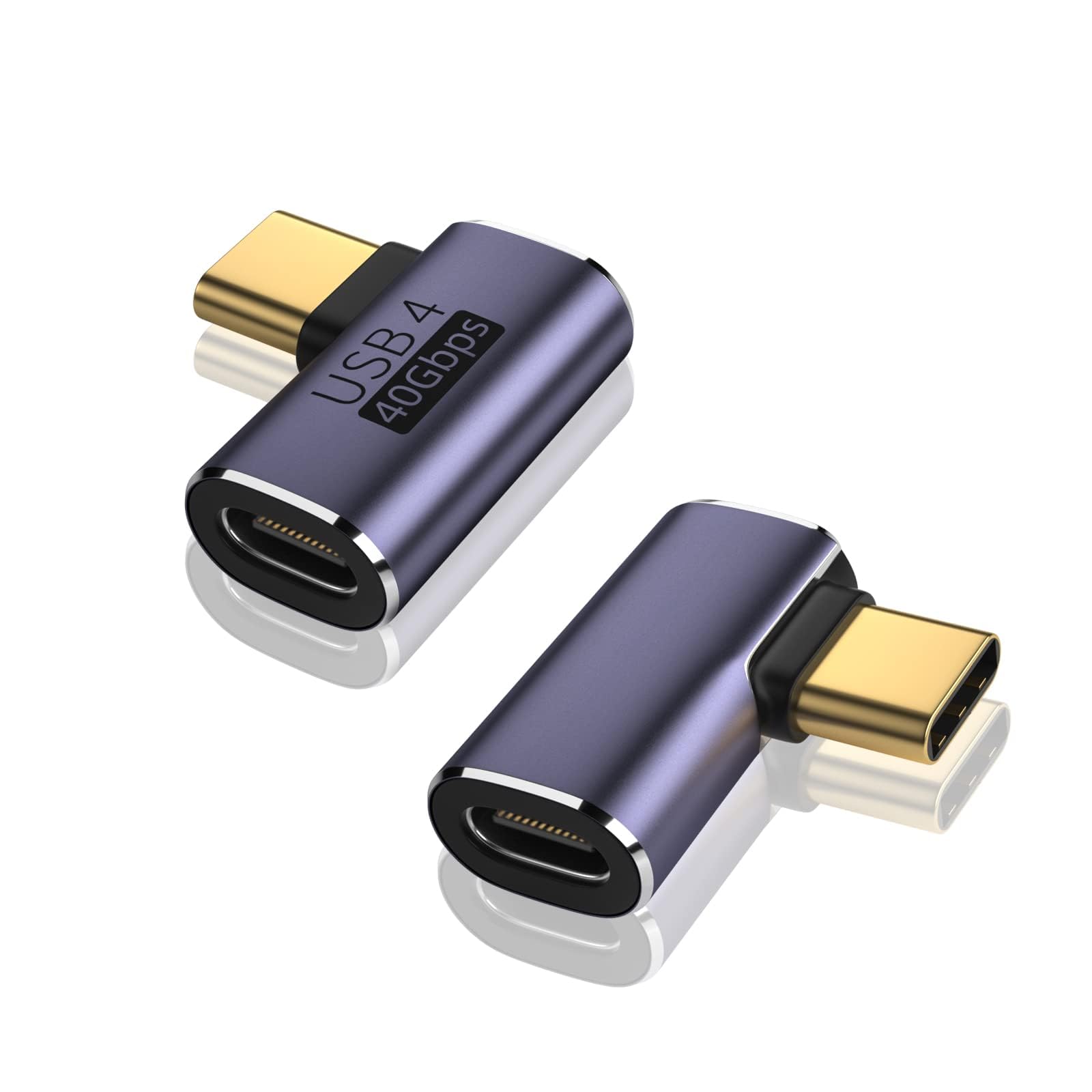 Foto 1 | Adaptador Usb C De 90 Grados Vcom Para Transferencia De Datos De 40 Gbps (paquete De 2) - Venta Internacional.