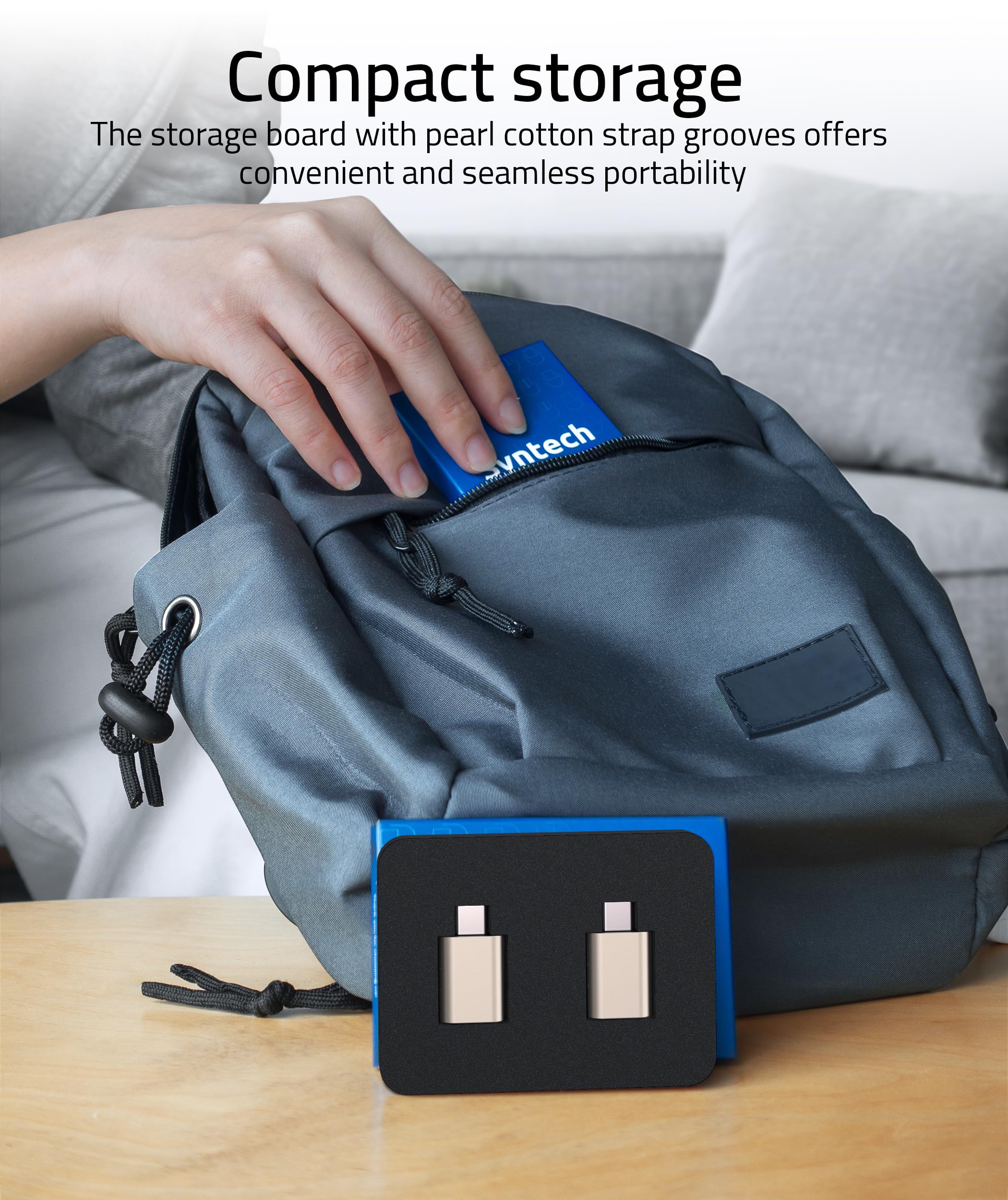 Foto 7 pulgar | Adaptador Usb C A Usb Syntech Para Iphone Macbook, Paquete De 2 - Venta Internacional.