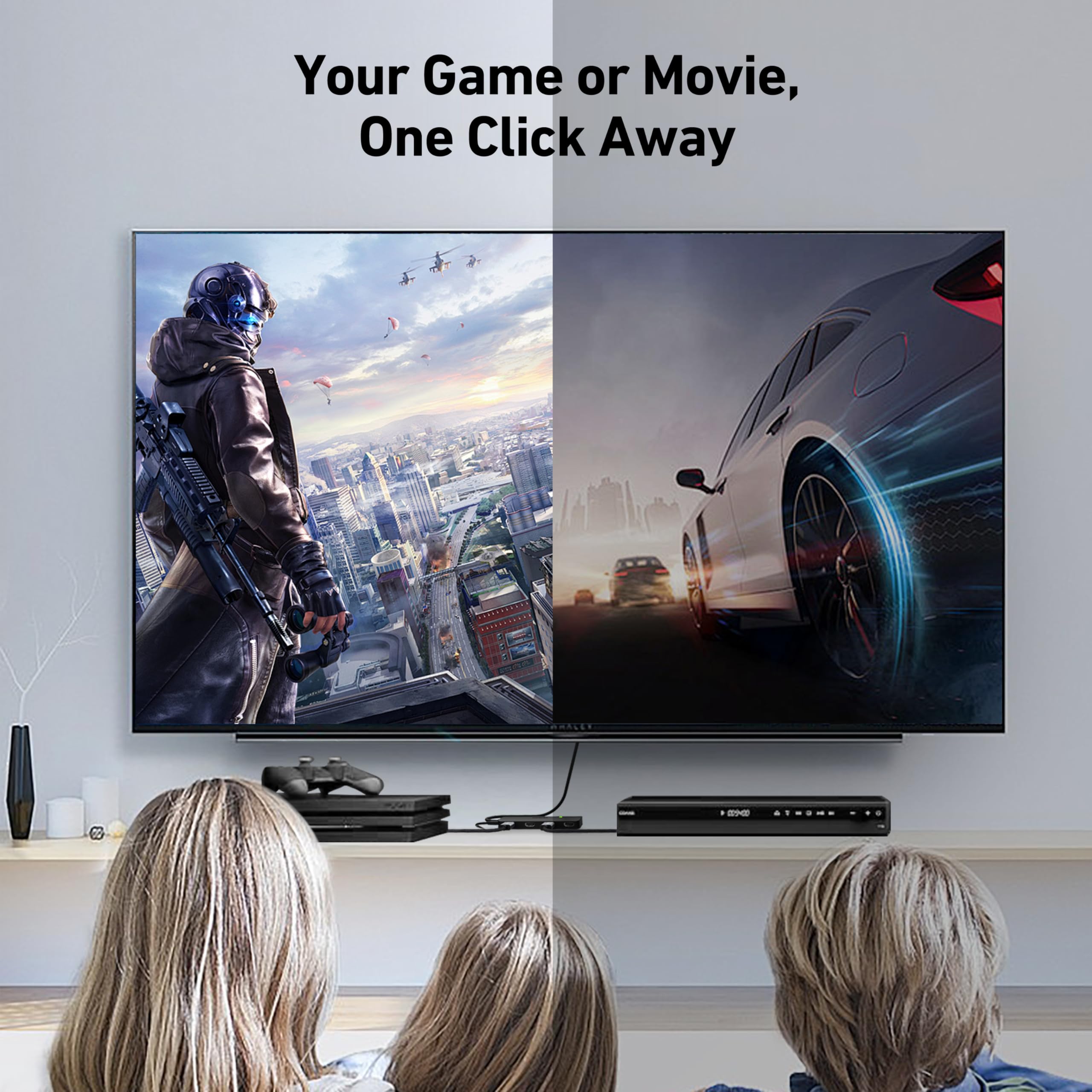 Foto 5 pulgar | Conmutador Hdmi Benfei De 4 Entradas Y 1 Salida 4k @60hz, 2k @144hz Con Hdmi De 30 M - Venta Internacional.
