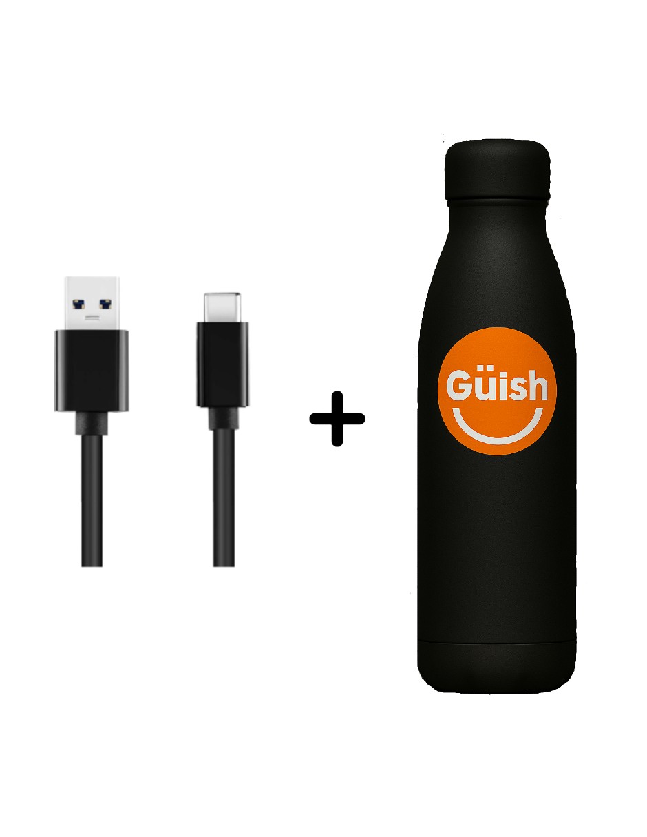 Foto 2 pulgar | Cable De Datos Usb A Tipo C 1hora + Termo Güish Gratis