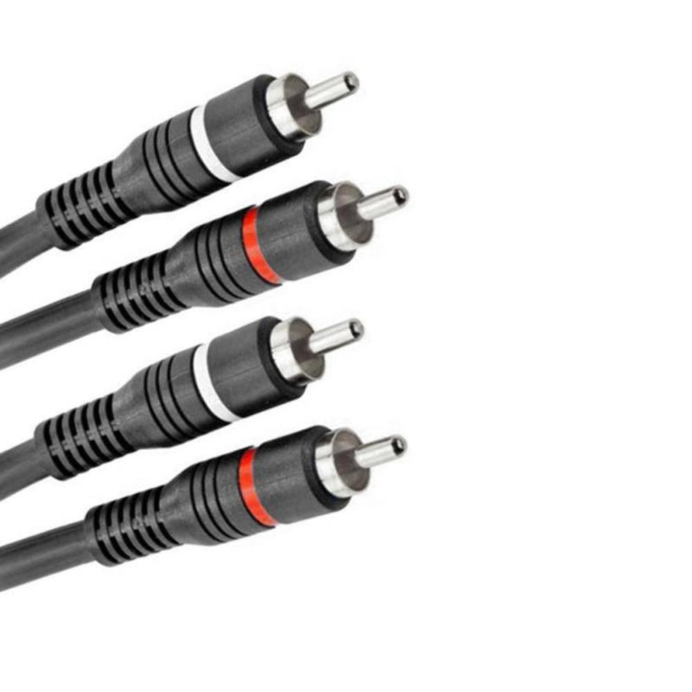 Foto 2 pulgar | Extension 2 Plugs Rca Por Lado Reforzada 1.80 Mt