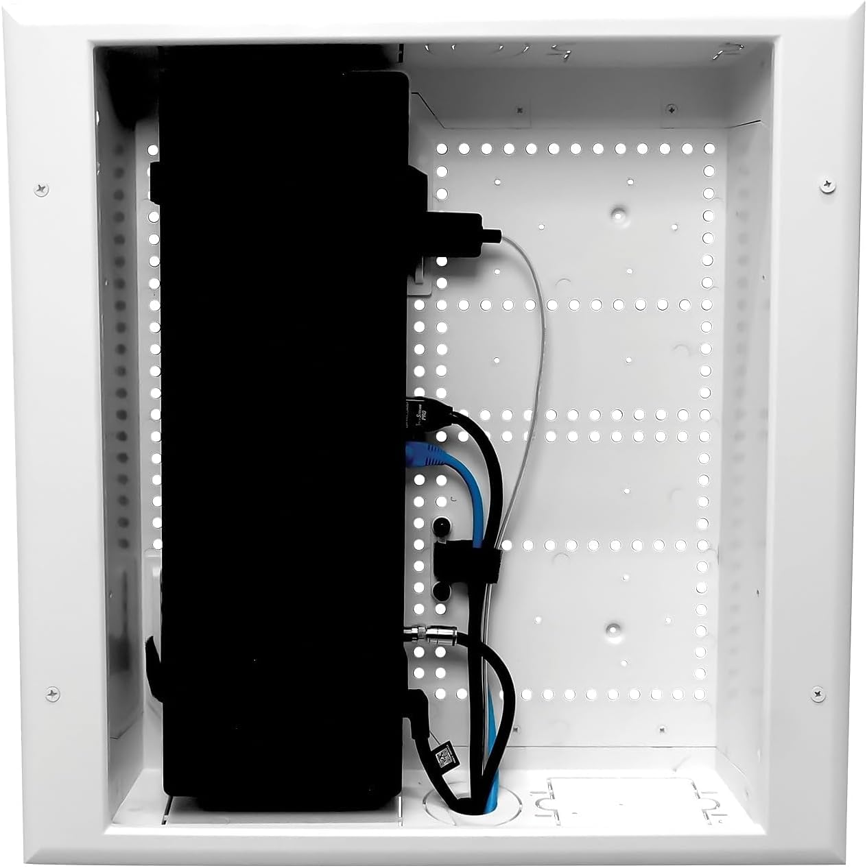 Foto 2 pulgar | Caja Multimedia Empotrada Datacomm Electronics 45-8011-1p Con Alimentación - Venta Internacional.