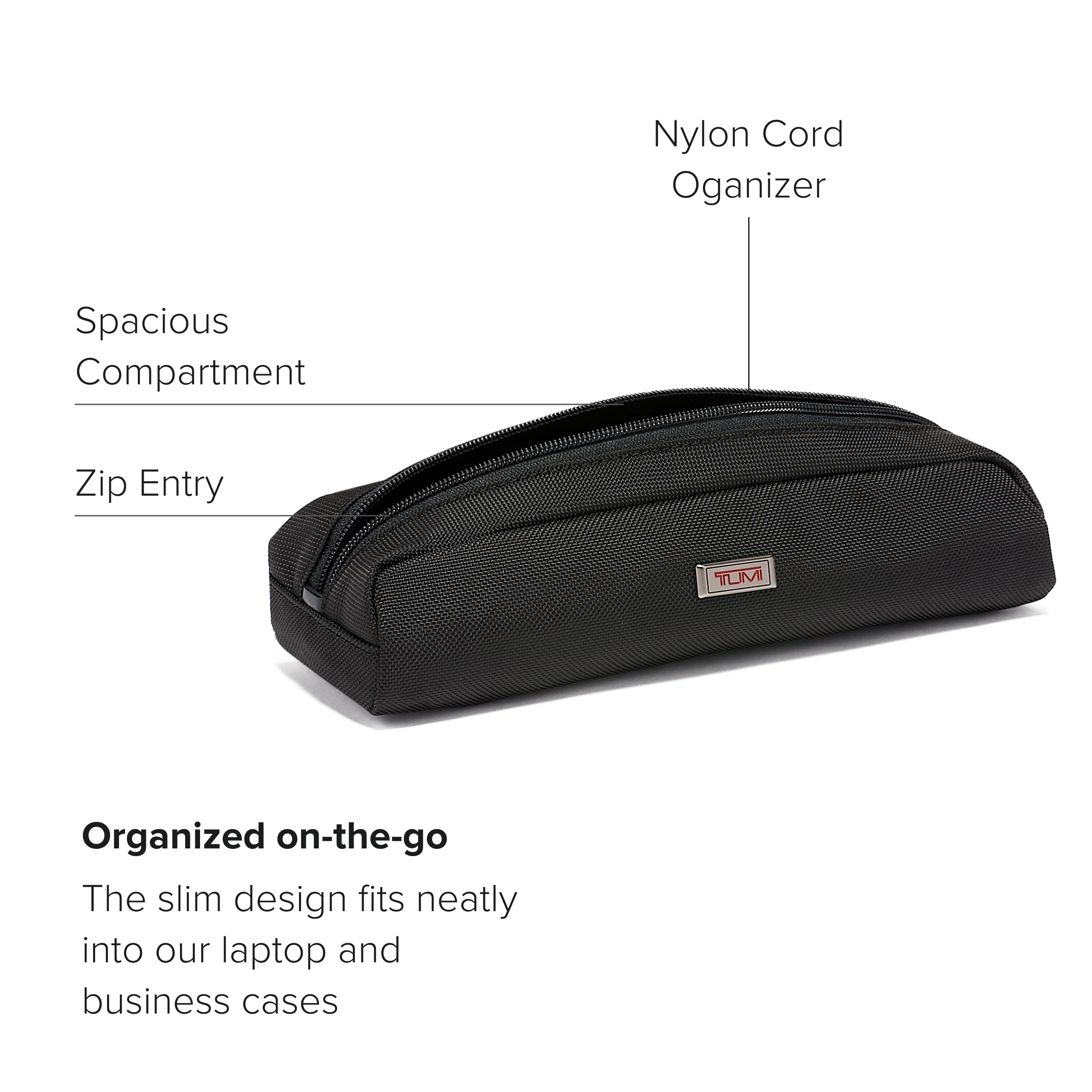 Foto 4 pulgar | Funda Organizadora De Cables Tumi Alpha Electronic Cord Negra - Venta Internacional.