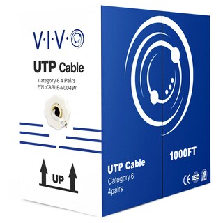 Foto 1 | Cable Ethernet Vivo Cca Cat6 23 Awg 305 M Utp Blanco Cable-v00 - Venta Internacional.