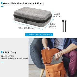 Foto 6 | Funda Organizadora De Viaje Procase Para Macbook Power Accessories - Venta Internacional.