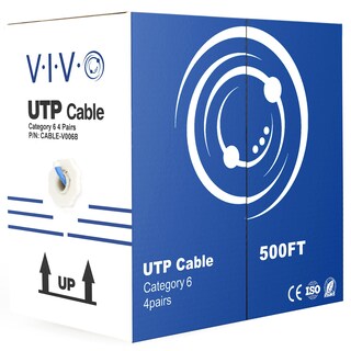 Foto 1 | Cable Ethernet Vivo Cable-v006b Cat6, 500 Pies, Azul - Venta Internacional.