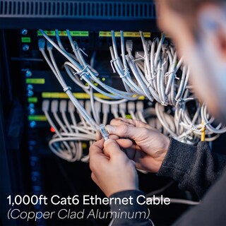 Foto 3 | Cable Ethernet Vivo Cca Cat6 23 Awg 305 M Utp Gris Cable-v004 - Venta Internacional.