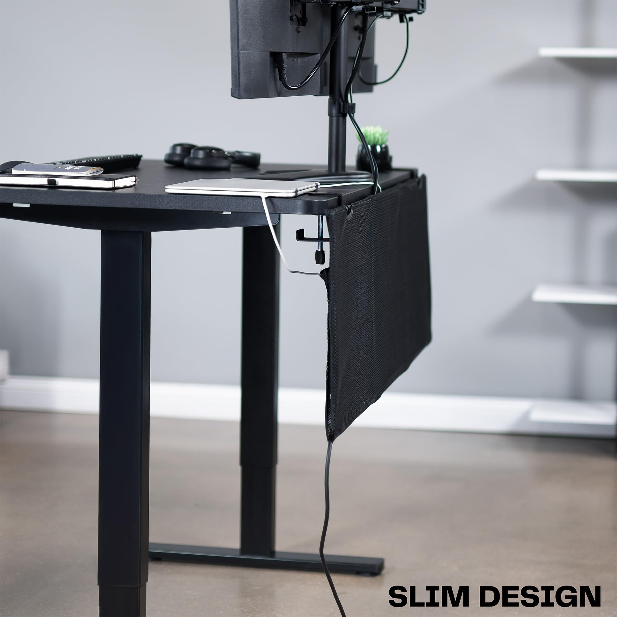 Foto 6 | Faldón De Escritorio Vivo Clamp-on Privacy, Gestión De Cables De 48 Pulgadas - Venta Internacional.