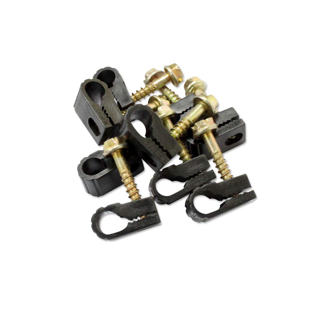 Foto 2 pulgar | Soporte Para Cables Coaxiales Steren, Negro (200 Unidades) - Venta Internacional.